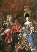 Jan Frans van Douven Double portrait of Johann Wilhelm von der Pfalz and Anna Maria Luisa de' Medici Germany oil painting artist